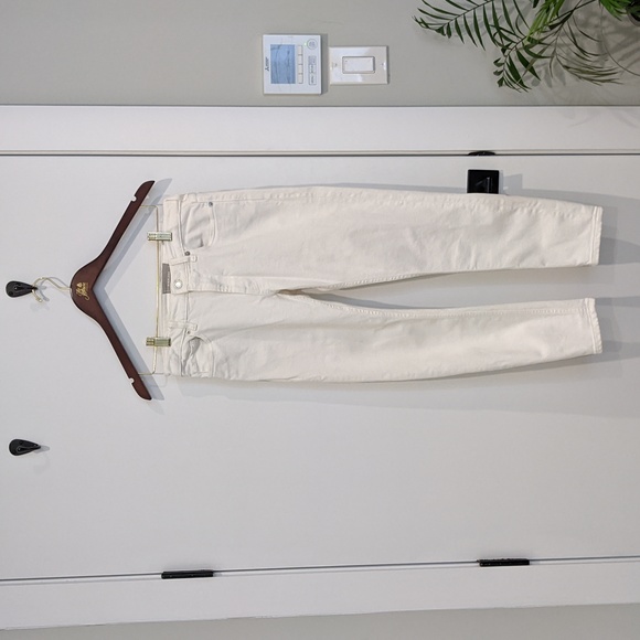 Everlane Denim - Everlane The Mid Rise Skinny Jean - Size 27, Color: Bone